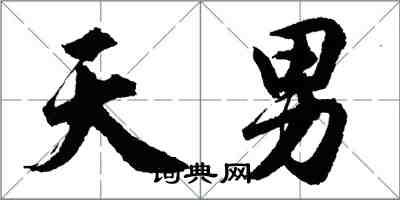 胡問遂天男行書怎么寫