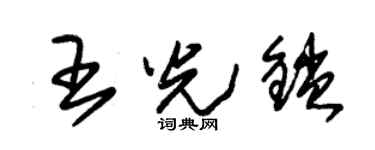 朱錫榮王光鎖草書個性簽名怎么寫