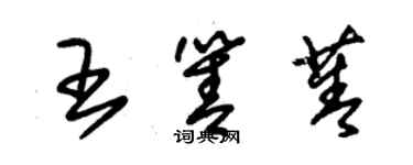 朱錫榮王箐菁草書個性簽名怎么寫