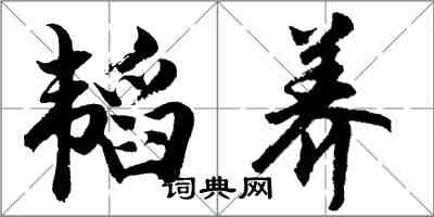 胡問遂韜養行書怎么寫