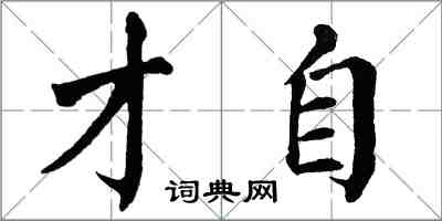 翁闓運才自楷書怎么寫