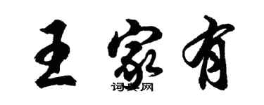 胡問遂王家有行書個性簽名怎么寫