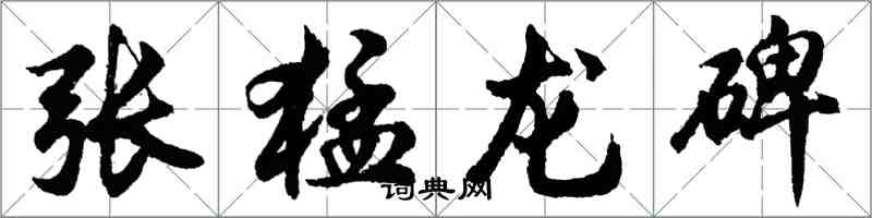 胡問遂張猛龍碑行書怎么寫