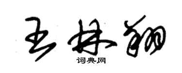 朱錫榮王林翔草書個性簽名怎么寫