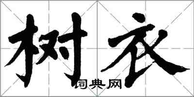 翁闓運樹衣楷書怎么寫