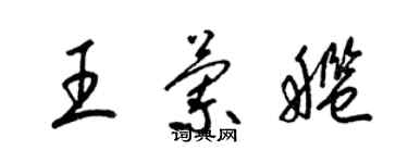 梁錦英王蘭艦草書個性簽名怎么寫