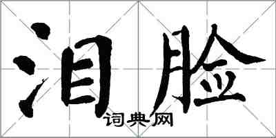 翁闓運淚臉楷書怎么寫