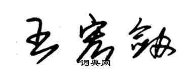 朱錫榮王宏劍草書個性簽名怎么寫