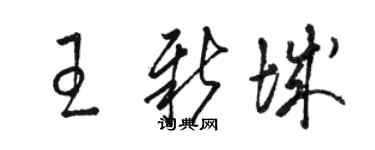 駱恆光王新城草書個性簽名怎么寫