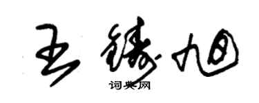 朱錫榮王鑄旭草書個性簽名怎么寫