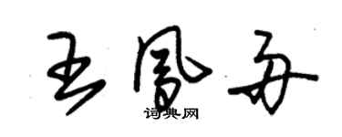 朱錫榮王鳳舟草書個性簽名怎么寫