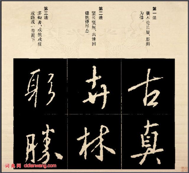 王羲之行書結構92法