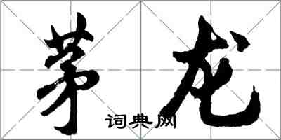 胡問遂茅龍行書怎么寫