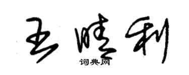 朱錫榮王晴利草書個性簽名怎么寫