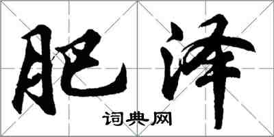 胡問遂肥澤行書怎么寫