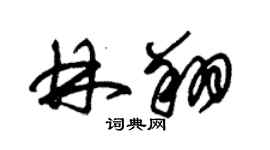 朱錫榮林翔草書個性簽名怎么寫