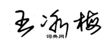 朱錫榮王冰梅草書個性簽名怎么寫