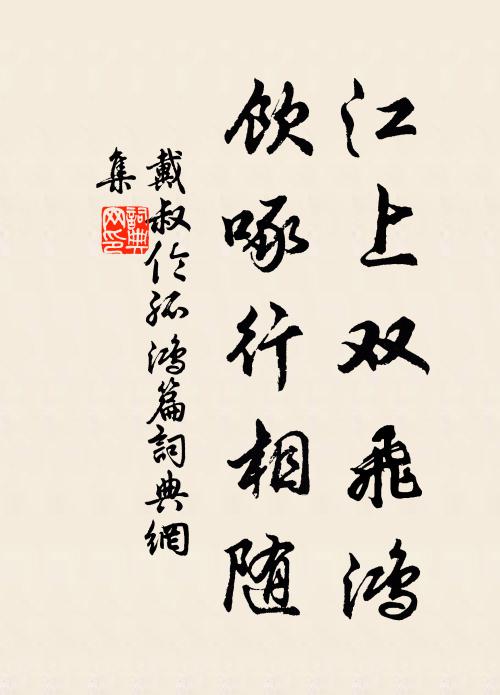 秋江萍梗人何處，夜月梅花夢亦同 詩詞名句