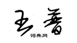 朱錫榮王普草書個性簽名怎么寫