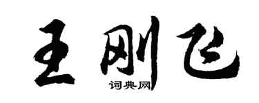 胡問遂王剛飛行書個性簽名怎么寫