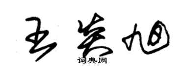 朱錫榮王炎旭草書個性簽名怎么寫