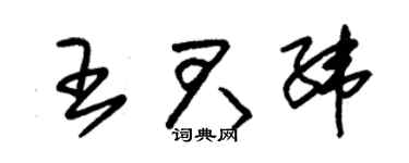 朱錫榮王君緯草書個性簽名怎么寫