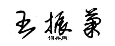 朱錫榮王振菊草書個性簽名怎么寫