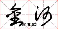 朱錫榮金河草書怎么寫