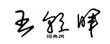 朱錫榮王朝暉草書個性簽名怎么寫