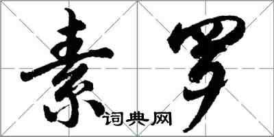 胡問遂素羅行書怎么寫