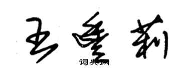 朱錫榮王豐莉草書個性簽名怎么寫