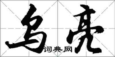 胡問遂烏亮行書怎么寫