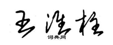 朱錫榮王淮柱草書個性簽名怎么寫