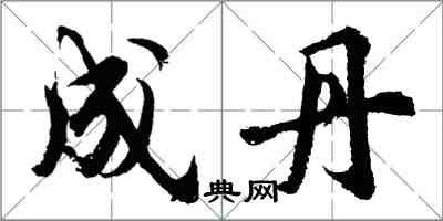 胡問遂成丹行書怎么寫