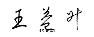 梁錦英王益升草書個性簽名怎么寫