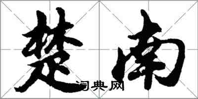 胡問遂楚南行書怎么寫