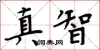 周炳元真智楷書怎么寫