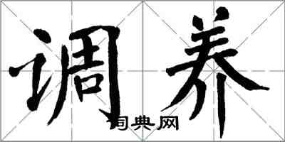 翁闓運調養楷書怎么寫