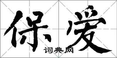 翁闓運保愛楷書怎么寫