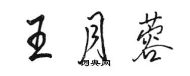 駱恆光王月蓉行書個性簽名怎么寫