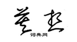 朱錫榮莫想草書個性簽名怎么寫