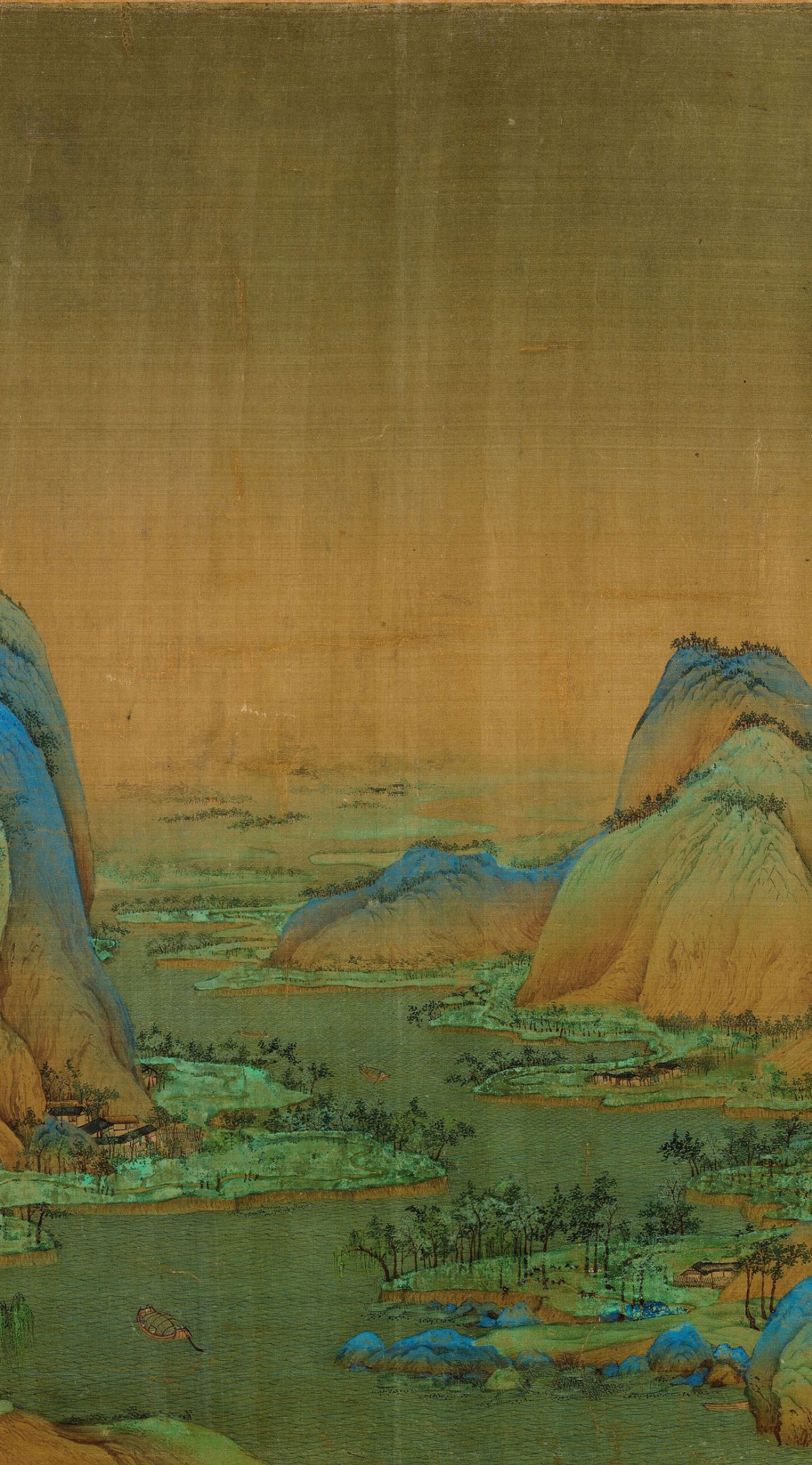 【高清】北宋王希孟《千里江山圖卷》下載_1.39G