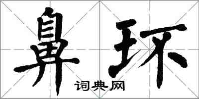 翁闓運鼻環楷書怎么寫