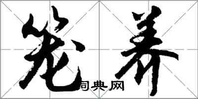 胡問遂籠養行書怎么寫