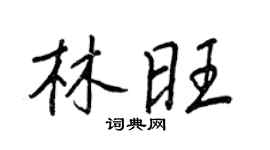 王正良林旺行書個性簽名怎么寫