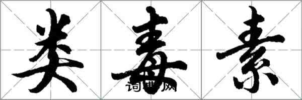 胡問遂類毒素行書怎么寫