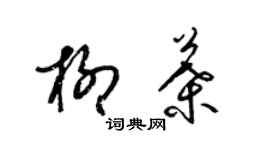 梁錦英柳葉草書個性簽名怎么寫