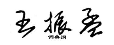 朱錫榮王振孟草書個性簽名怎么寫