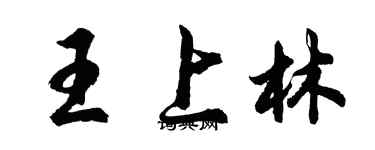 胡問遂王上林行書個性簽名怎么寫