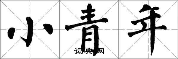 翁闓運小青年楷書怎么寫